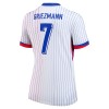 Camiseta de fútbol Francia Griezmann 7 Segunda Equipación Euro 2024 - Mujer